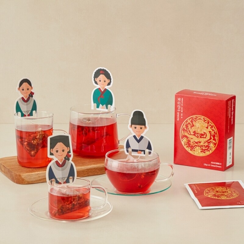 강원더몰,외국인선물 한국기념품 친구 좋아하는 전통굿즈 티백